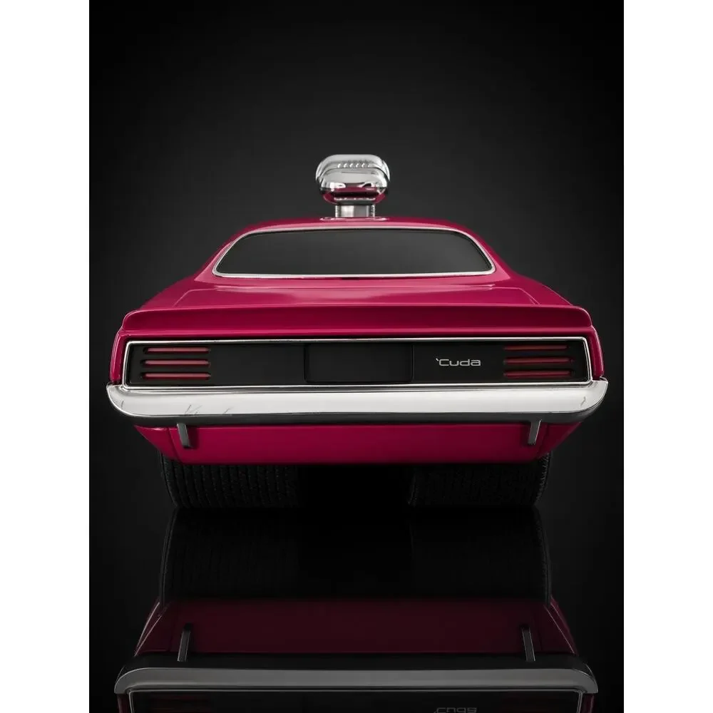 Muscle Machines 1:18 Diecast 1970 Plymouth Cuda Pink Flame Blown Pro Street Car
